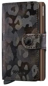 Secrid MiniWallet is compact in size but large capacity. Remarkable multicolor camouflage embossing, made of high quality European cowhide leather, holds banknotes, scos