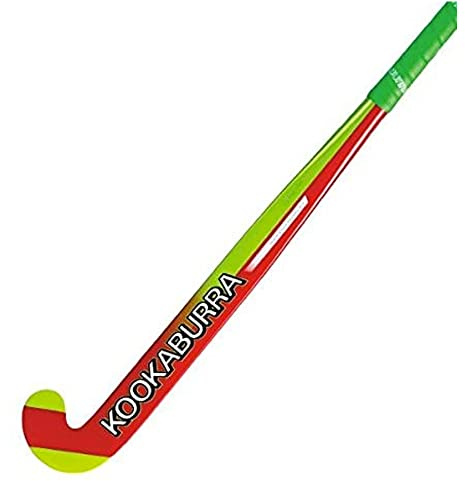 Kookaburra Heat-37.5M Hockeyschläger, rot/grün, Medium