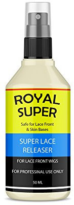 Royal Super Lace Release For Lace Front Wigs Adhesive Tape Remover Lace Wigs Toupees Remover Spray 1.5oz 50ml