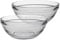 Duralex Lys en Verre Stacking Bols pour la Cuisine, Service - 14cm (5.5) - Paquet de 6