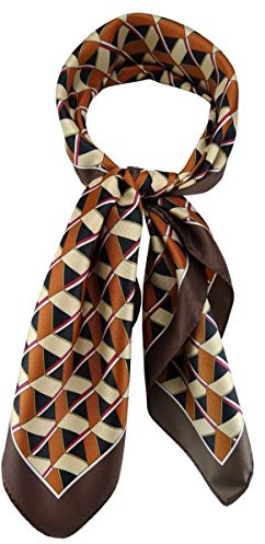 TigerTie Damen Nickituch Halstuch gemustert - Halstuchgröße 60 x 60 cm