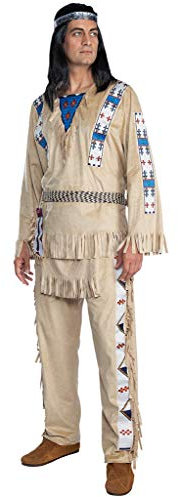 Maskworld Winnetou Kostüm - Indianer - Größe: S - Lizenz-Kostüme aus den Karl-May-Filmen für Karneval und Motto-Party