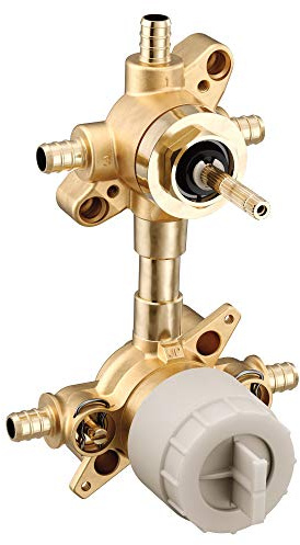 Moen M CORE Mixing Shower Valve with 3 or 6 Function Integrated Transfer, Crimp Ring PEX Connections and Stops, U362XS