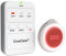 CruxCare C2 Appel Malade sans Fil - 1 Bouton d'Appel et 1 Téléavertisseur - Alarme Personnes âgées et Handicapées à Domicile - Système d'Appel - Portable - Extensible