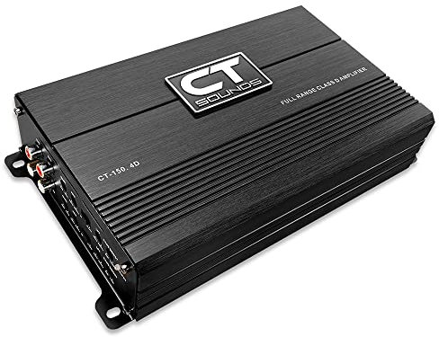 CT Sounds CT-150.4D - Amplificatore audio per auto, classe D, 4 canali, 1000 Watt RMS