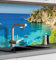 MyMaxxi Küchenrückwand Folie selbstklebend matt Versteift - einfache Montage ohne Bohren - Motiv Landschaft 05-60cm hoch - Spritzschutz Küche Klebefolie - Meer Klippe Bucht 400 x 60cm