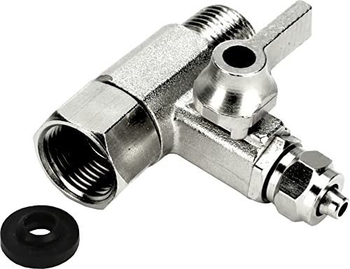 TWaLa Küche Sanitär Anschlussschlauch Verbindungsschlauch Verlängerung 3/8 Überwurfmutter x 3/8 Überwurfmutter lang (Schlauch Adapter 6mm)
