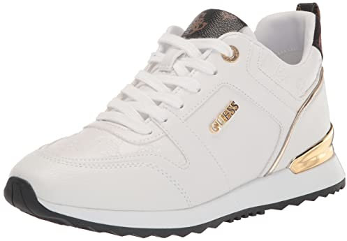 GUESS Kadlin, Zapatillas Mujer, White 140, 39 EU