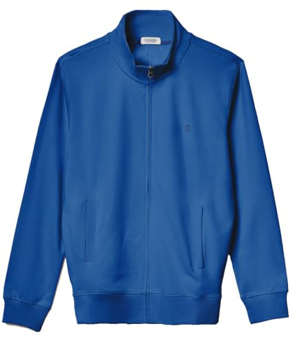 Coveri Felpa Giacca Pullover Aperta Uomo Sportiva con Cerniera Zip Intera Cotone