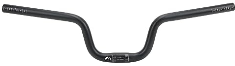 Fahrradlenker, Durchmesser 25,4 Mm/1,0 Zoll Lp Litepro Aluminiumlegierung Fahrrad Schwalbenlenker Fahrrad High Riser Lenker Mountainbike Zubehör Für Brompton Black(120mm)