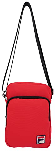 Fila Wensell Herren-Umhängetasche, Retro-Stil, Rot, Einheitsgröße, Equestrian Red