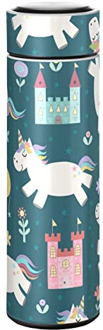 KAAVIYO Art Mignon Licorne Bouteille d'eau Isotherme Mug pour en Acier Inoxydable Isolé