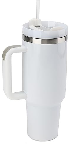 BELYQLY 40oz - New Version Stainless Steel Vacuum Insulated Tumbler with Lid and Straw for Water, Smoothie and More, Iced Tea or Coffee (Sublimation)