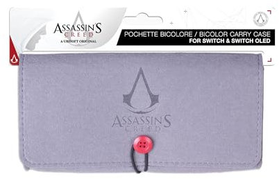 Freaks And Geeks Assassin's Creed - Custodia in feltro per - Nintendo Switch & Switch OLED, nero, rosso., feltro