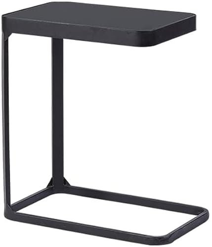 Table Basse Chambre Nordique Petite Table Table de Chevet Moderne Minimaliste en Verre trempé Petite Table de canapé-lit en Fer XINYALAMP (Color : Gold)