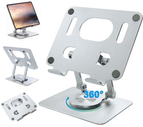 DCHAV Support pliable réglable pour tablette à dessin pour bureau, iPad, ordinateur portable, ordinateur portable, table surélevée ergonomique en aluminium pour écran portable, téléphone portable de