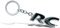 KAnduo Porte-clés de Voiture Compatible avec pour Peugeot RC 205 207 206 208 GT 308 306 206 208,11.4 * 2.4 CM-C