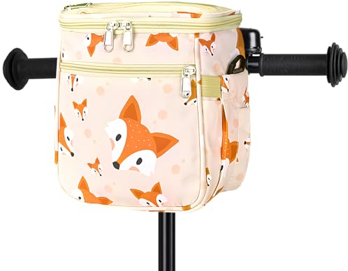Dhqkqg Lenkertasche Kinder, Fahrradtasche Kinder, Lenkertasche Fahrrad, wasserdichte Fahrradtasches für Jungen und Mädchen, Fahrradtasches für Kleinkinder,Roller,Dreirad,Scooter Baby-Kinderwagen