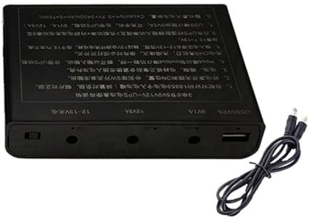 iFutniew UPS Power Supply Box USB 5V 9V 12V Output DIY 18650 Battery for DVR Wireless Router Modem