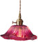 KESOTO Lampe à Suspension en Forme de Fleur Lampe Suspendue en Verre à Fleurs, E27 Lustre à Fleurs Créatif Abat-jour, plafonnier, Petit Lustre à Fleurs, pour Salon, Violet