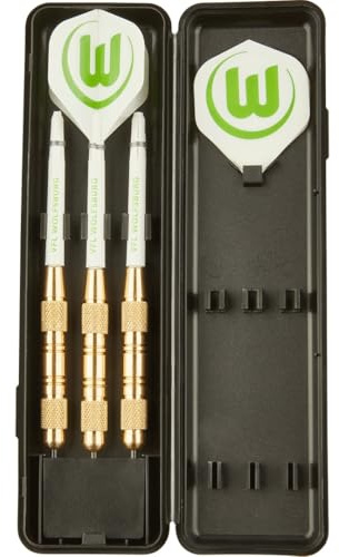 VfL Wolfsburg Steeldartpfeil-Set Dart Dartpfeile Flights inkl. Etui