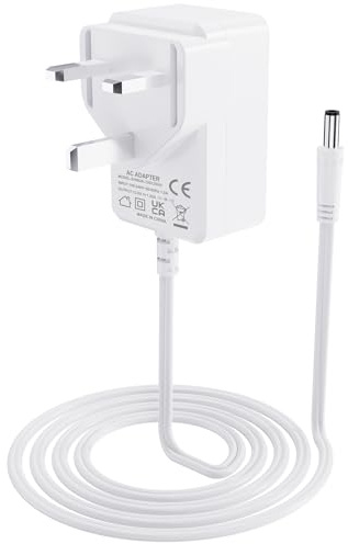 15W Power Adapter Compatible with Echo, Dot 3rd & 4th Gen, Kids Edition, Show 5, Spot, and Fire TV Cube, 1.8M AC Adapter Power Cord