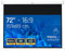 iggual Pantalla Proyección 72 Pulgadas- Enrollable Manual Panorámico- Formato 16:9- Ángulo Visión 180º- Altura Ajustable- Apto Pared/Techo- Compatible 4K y Cualquier Proyector, (159x89 cm)