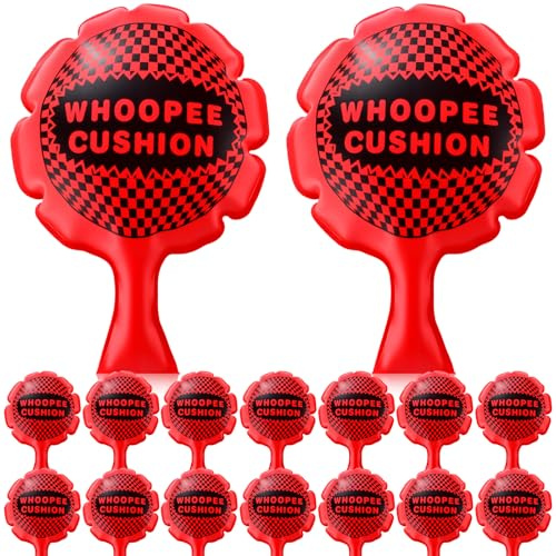 Hiboom 30 Pack Whoopee Cushion Set 4 Inch Inflating Mini Whoopee Cushion Party Favor Trick Joke Prank Toys Kit No Automatic Inflation Reward Prank Gag Gift for Party Favor