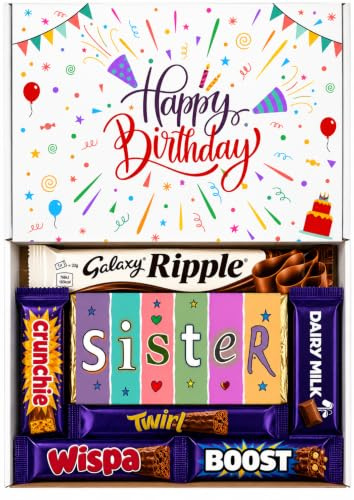 SISTER Chocolate Hamper - Birthday Gift for Sister - Happy Birthday Sister - Gift for Her - Present for Sister - Letterbox Gift Hamper