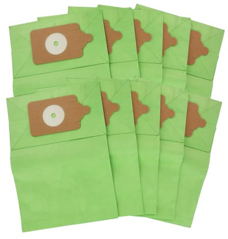 Reliapart Paper Dust Bags (10 Pack) for Numatic Henry, Hetty, James, Basil, David, Wendy, HV200, HVC200, HVR200-22, HVR200A, HVR200 NVM-1B NVM-1C 604015 Vacuum Cleaner Bag Replacement