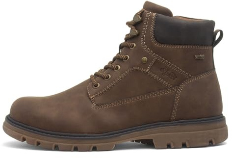 Relife Bolivia Mens Brown Warm Lined Lace Up Boot