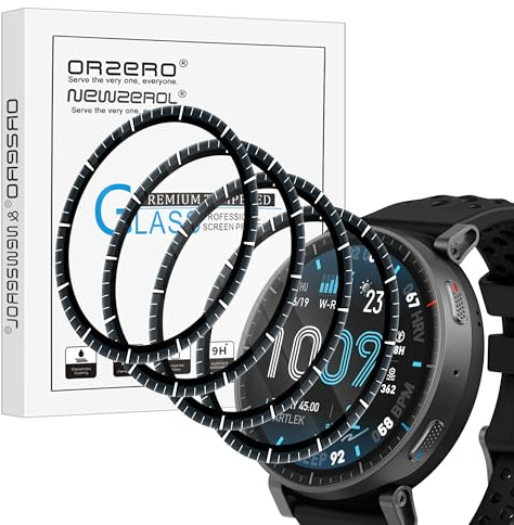 NEWZEROL 4 Stück Schutzfolie Kompatibel für Amazfit Active Max Displayschutz, [vollständige Abdeckung] PMMA und PC (Kein Glas) Ultra Dünne Anti-Scratch High Definition Displayschutzfolie