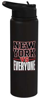 Vintage New York VS Everyone Sport Fans New York Stainless Steel Insulated Water Bottle