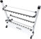 FISHN Asta di Supporto per 24 canne da Pesca in Alluminio di Alta qualità, portacanne, Porta Canna da Pesca - 72 x 70 x 30 cm (Grigio/Argento)