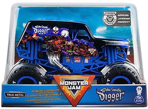Monster Jam Offizieller Son-uva Digger Monster Truck, Die-Cast Fahrzeug, Maßstab 1:24