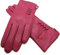 Femmes Neuf Qualité Premium Super Doux Véritable Cuir Gants - Magenta Rose, S