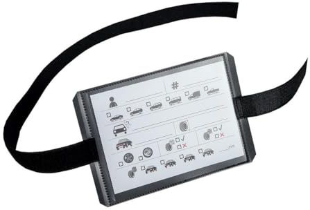 Rad-/Reifenanhänger, inkl Klettband und Etiketten, DIN A6 quer, perforiert, Länge 110 cm, Verpackungseinheit: 1 P/100