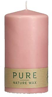 Wenzel Pure Kerze Safe Candle 13x7cm antikrosa, rosa