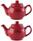 Price & Kensington Traditional Ceramic Tea Serving Teapot 2 Cup Red (Pack of 2)