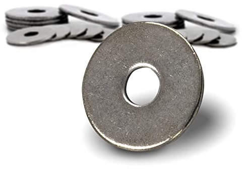 PROTECH 50 Stück Karosseriescheiben für M10 rostfreier Edelstahl A2 V2A Kotflügelscheiben Unterlegscheiben U-Scheiben 10,5x35mm Außendurchmesser 35mm