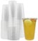 Belinlen 50 Sets 20 oz Clear Plastic Cups with Lids Reusable Cups Perfect for Cold Drinks, Iced Coffee, Tea, Smoothie etc.