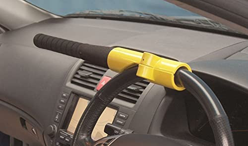 Steering Wheel Lock To Fit Fiat 500 Baseball Bat Style Compact Highly Visible