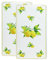 Reston Lloyd Set decorativo leggero rettangolare per piano cottura/fornello, limoni freschi e api da miele, 29 x 40 cm