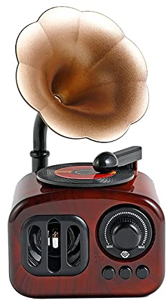 Lllunimon Retro Phonograph Shape Music Box, Klassische Kunst Dekor Music Box Handwerk Geschenk Home Decoration