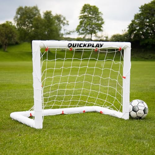 QUICKPLAY Q-Match - Porta da calcio pieghevole in PVC, standard FA (MINI 3 x 2,5)