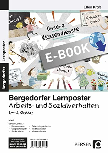 Lernposter Arbeits- und Sozialverhalten 1.-4. Kl.: 6 Poster für den Klassenraum