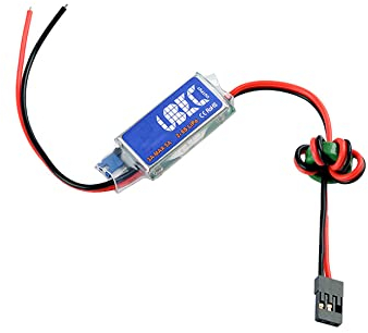 WANGCL Sistemas de Estabilización de Voltaje DC Ajustable UBEC RC 5V/6V 3A Servo Fuente de Alimentación para Cámara Gráfica Gimbal Receptor de Control de Vuelo para RC Helicóptero Avión