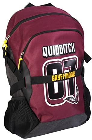 Harry Potter Mochila, Mochila Escolar, Mochila Juvenil, Bolsa de Equipaje, Mochila de Viaje, Diseño Hogwarts Quidditch, Regalo Niños y Adolescentes