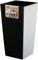 KADAX Pot de Fleurs Haut 36 cm, Plastique Finition Lisse, résistant aux intempéries – intérieur/extérieur, Noir