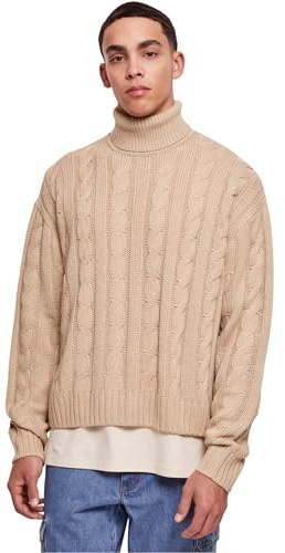 Urban Classics Herren Boxy Roll Neck Sweater